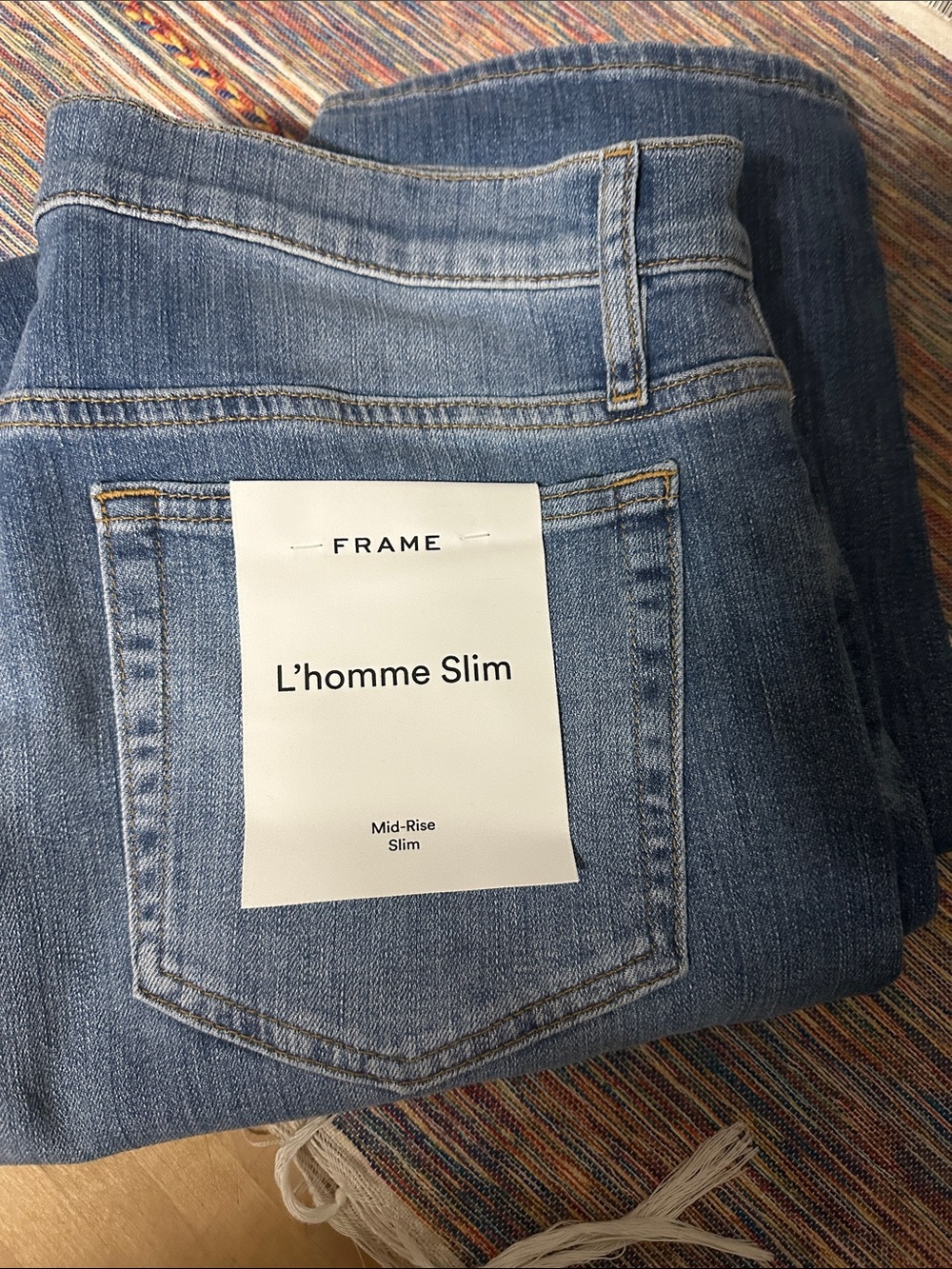 Frame Denim L'homme Slim Light Blue Jeans